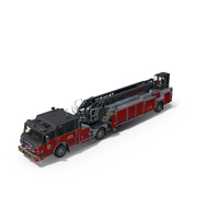Velocity Ascendant Black Fire Truck PNG & PSD Images