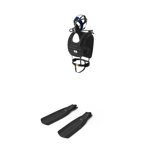 Diving Equipment With Fins PNG & PSD Images
