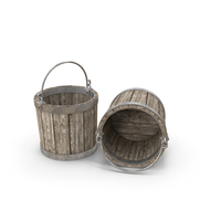 Wooden Bucket PNG & PSD Images