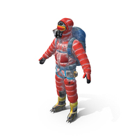 Everest Climber in a Snow-Covered Suit PNG & PSD Images