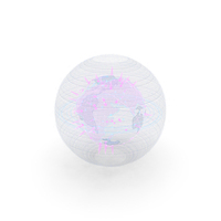 Planet Earth Hologram Blue PNG & PSD Images