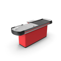 Red Small Retail Checkout Counter PNG & PSD Images