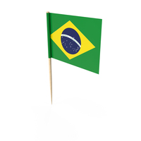 Brazil Country Toothpick Flag PNG & PSD Images