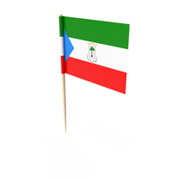 Equatorial Guinea Country Tooth Pick Flag PNG & PSD Images