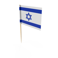 Israel Country Tooth Pick Flag PNG & PSD Images