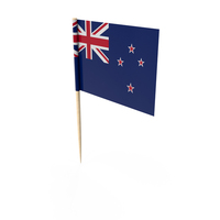 New Zealand Country Tooth Pick Flag PNG & PSD Images