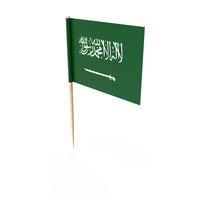 Saudi Arabia Country Toothpick Flag PNG & PSD Images
