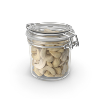 Cashews In A Glass Jar PNG & PSD Images