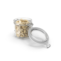 Cashews In A Glass Jar PNG & PSD Images