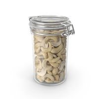 Cashews In A Glass Jar PNG & PSD Images