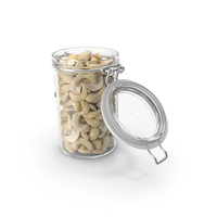 Cashews In A Glass Jar PNG & PSD Images