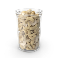 Cashews In A Glass Jar PNG & PSD Images