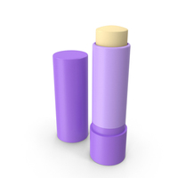Lip Balm Violet PNG & PSD Images