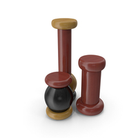 Alessi Salt Grinder &amp; Pepper Mill PNG & PSD Images