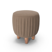 Round Pouf With Legs PNG & PSD Images