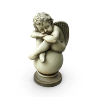 Sculpture Angel Boy PNG & PSD Images