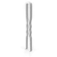 White Bobby Pin Icon PNG & PSD Images