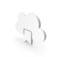 White Cloud Bookmark Icon PNG & PSD Images