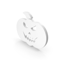 Halloween Ghost Face Icon White PNG & PSD Images