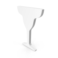 White Margarita Cocktail Drink Glass Icon PNG & PSD Images