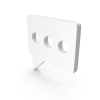 Chat Message Icon White PNG & PSD Images