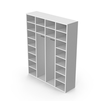 White Closed Shelves PNG & PSD Images