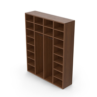 Dark Wood Closet PNG & PSD Images