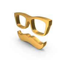 Goggle & Mustache Symbol PNG & PSD Images