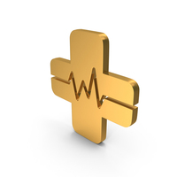 Medical Cross Heart Beat Icon PNG & PSD Images