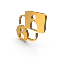 User Communicate Coin Square Web PNG & PSD Images