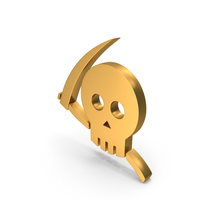 Weapon With Skull On Top Symbol PNG & PSD Images
