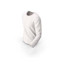 White Long Sleeve Male Crew Neck T-Shirt PNG & PSD Images