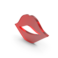 Glass Lips Icon PNG & PSD Images