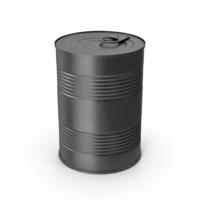 Black Tin Can PNG & PSD Images