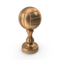 Volleyball Trophy Bronze PNG & PSD Images