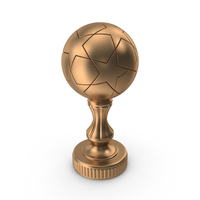 Soccer Trophy Bronze PNG & PSD Images