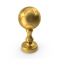 Soccer Trophy Gold PNG & PSD Images