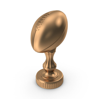 American Football Trophy Bronze PNG & PSD Images