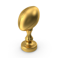 American Football Trophy Gold PNG & PSD Images