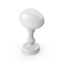 Rugby Trophy White PNG & PSD Images