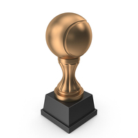 Tennis Trophy Bronze PNG & PSD Images