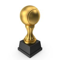 Tennis Trophy Gold PNG & PSD Images