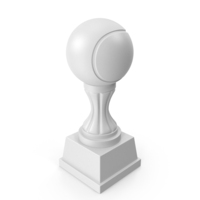 Tennis Trophy White PNG & PSD Images