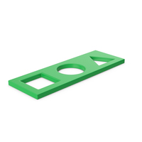 Green Shape Holes PNG & PSD Images