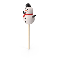 Cake Pop Snowman PNG & PSD Images
