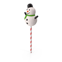 Cake Pop Snowman PNG & PSD Images