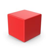 Red Shape Cube PNG & PSD Images