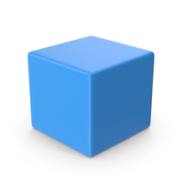 Blue Shape Cube PNG & PSD Images
