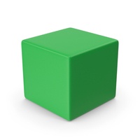 Green Cube PNG & PSD Images