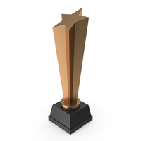 Star Trophy Bronze PNG & PSD Images